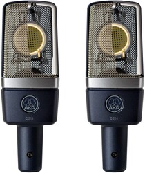 AKG C214 Matched Pair Kondenser Stüdyo Mikrofon Seti - 1