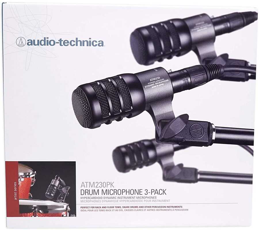 Audio-Technica ATM230PK 3 lü Davul Mikrofon Seti - 4