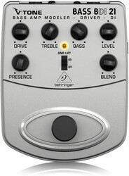 Behringer BDI21 Bass Preamp DI Box Pedalı - 1