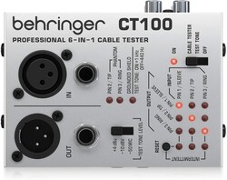 Behringer CT100 6 lı Profesyonel Kablo Test Cihazı - 1