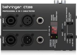 Behringer CT200 8 li Profesyonel Kablo Test Cihazı - 1