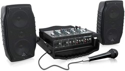 Behringer PPA200 5 Kanallı 200W Kablosuz Efektli Portatif Sistem - Behringer