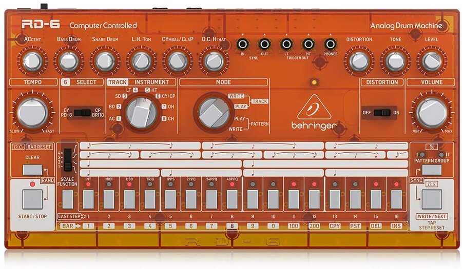 Behringer RD-6-TG Analog Drum Machine - 1
