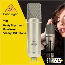 Behringer TM1 Geniş Diyaframlı Kondenser Stüdyo Mikrofonu - 1