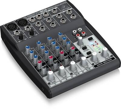 Behringer XENYX 802 8 Kanal Analog Mikser Analog Stüdyo Mikserleri