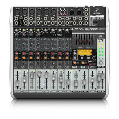 Behringer XENYX X1222USB 12 Kanal USB Analog Mikser Analog Stüdyo
