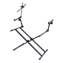 CTT O5AS Çapraz Katlı Çiftlı Ayak ORG Standı Çiftlı Ayak+Mikrofonluk - CTT