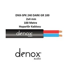 Denox DNX-SPK 240 DARK GR 2x4 mm Hoparlör Kablosu - Denox