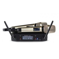 Doppler DM-122H Çift Anten Çift El Kablosuz Mikrofon Seti - Doppler