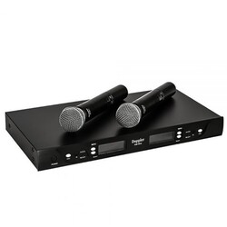 Doppler DM-602H Çift Anten Çift El Telsiz Mikrofon - Doppler