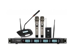 Doppler DMT-4100 SET 4 lü Değiştirilebilir Telsiz Mikrofon Sistemi - Doppler