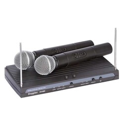 Doppler VH-912H Çift Anten Çift El Telsiz Mikrofon - Doppler