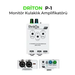 Driton P-1 2 Kanal Monitör Kulaklık Amplikatörü - Driton