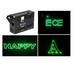 Eclips Punto 80mW SD Card Girişli Gobolu Yeşil Lazer Işık - 1