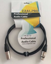 Eralpro 1.5m Hazır Yapılı XLR-XLR Mikrofon Kablosu - 1