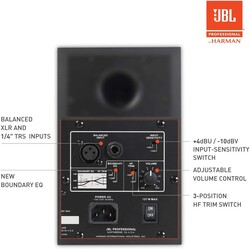 JBL 305P MKII 5 inç Aktif Stüdyo Referans Monitörü (TEK) - 3