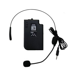 Klangmeister KP-15 PORTATİF ŞARJLI HOPARLÖR UHF 1 el+1 headset kablosuz mikrofon - 4