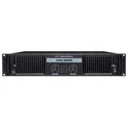 Klangmeister KXC-2600 2 Kanal Power Amfi 2x600W/4-ohm 100V - Klangmeister