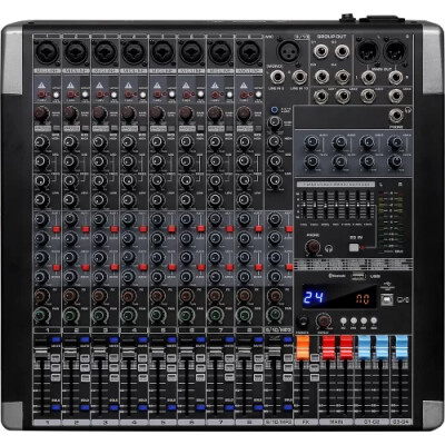 Klangmeister M10-PRO 10 Kanal Dec Mikser, BT/USB/REC - Klangmeister