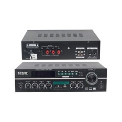 König K 166 150 Watt 4-8 Ohm USB-SD Kumandalı 3 Mikrofon Giriş Hat Trafolu Amfi - König