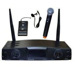 König K 312 UHF El + Yaka Kablosuz Mikrofon Seti - König