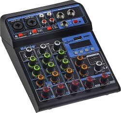 König K-400 USB 4 Kanal Deck Mikser - König