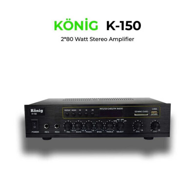 König K150 2x80 Watt Stereo Amfi - König