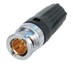 Neutrik NBNC75BLP9X rearTWIST HD BNC cable connector - 2