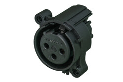 Neutrik NC3FAAH-0 3 Pinli Şase Tipi Dişi XLR Konnektör - Neutrik