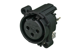 Neutrik NC3FAV1-0 3 Pinli Şase Tipi Dişi XLR Konnektör - Neutrik