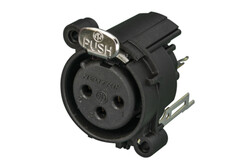 Neutrik NC3FAV2 3 Pinli Şase Tipi Dişi XLR Konnektör - Neutrik