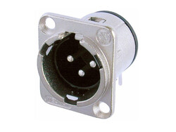 Neutrik NC3MD-H 3 Pinli Şase Tipi Erkek XLR Konnektör - Neutrik