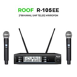 ROOF R-105 UHF TELSİZ EL-EL MİKROFON - Roof