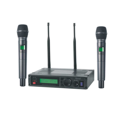 Roof R-1200 Çift Kablosuz El Mikrofonu - Roof