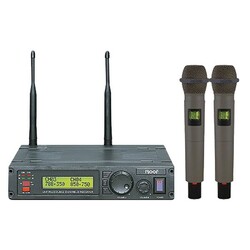 Roof R 1200 E- EEL Tipi Çiftli Telsiz Kablosuz Mikrofon Seti - Roof