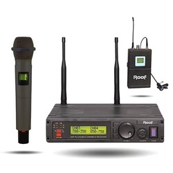 Roof R 1200 E-Y El ve Yaka Tipi Telsiz Kablosuz Mikrofon Seti - Roof