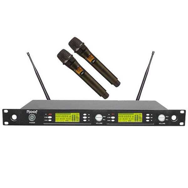 Roof R 1250 S E-E İki Kanal UHF Telsiz Mikrofon Seti - 1
