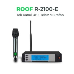 ROOF R-2100 UHF TELSİZ EL MİKROFON - Roof