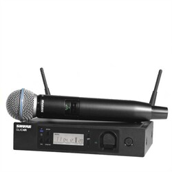 Shure GLXD24RE/B58 Kablosuz Telsiz El Mikrofonu - Shure