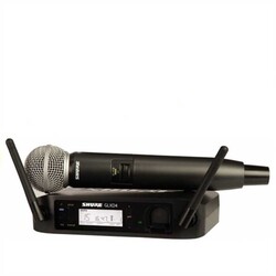 Shure GLXD24RE/SM58 Kablosuz Telsiz El Mikrofonu - Shure