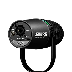 Shure MV7i - USB-XLR Mobil Uyumlu Dinamik Podcast Mikrofonu - 3