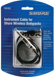Shure WA 302 Bodypack Vericiler İçin Enstrüman Kablosu - 2