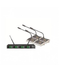 SSP K403/D3 4 Kanal UHF Kablosuz Kürsü Mikrofon Seti - SSP