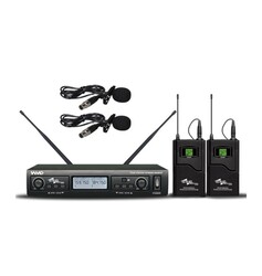 SSP WM402/LL Çift Yaka Kablosuz Mikrofon Seti - SSP