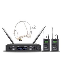 SSP WM802/HH Çift Kafa Kablosuz Mikrofon Seti - SSP